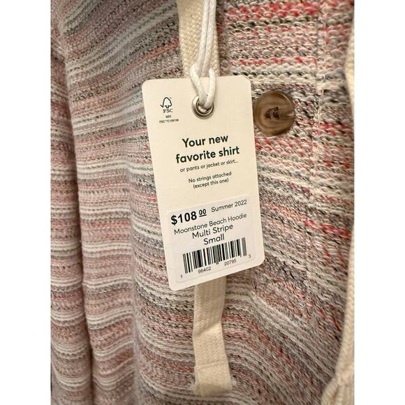 Marine Layer NWT Moonstone Long Sleeve Shirt Beach Hoodie Knit Men’s Small - Picture 6 of 9